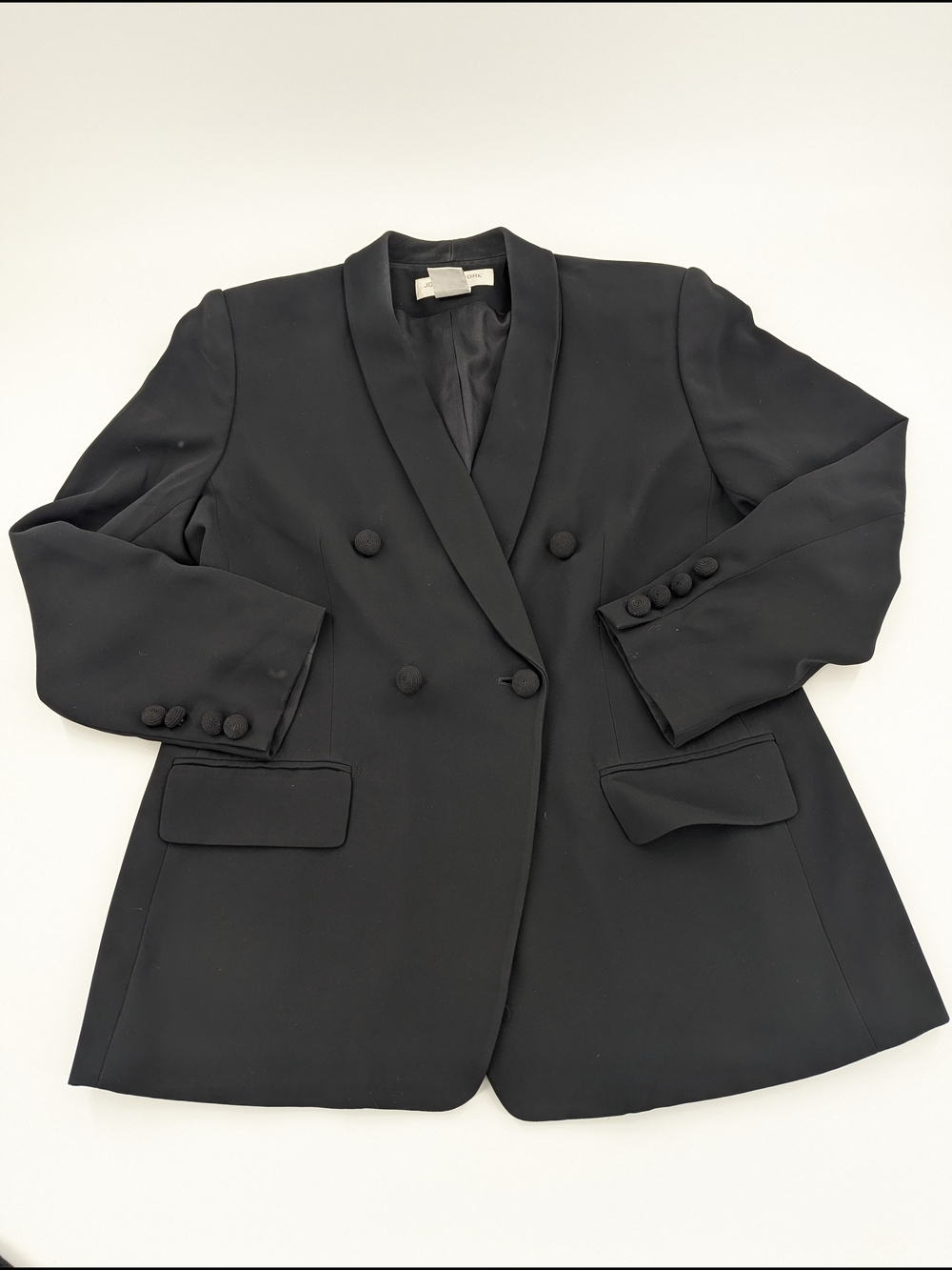 Jones New York Longline Blazer Jacket Professional Women Workwear 12P Academia